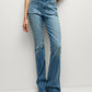 Veronica Beard - Beverly Patch - Pocket Skinny - Flare Jean