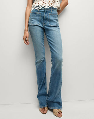 Veronica Beard - Beverly Patch - Pocket Skinny - Flare Jean