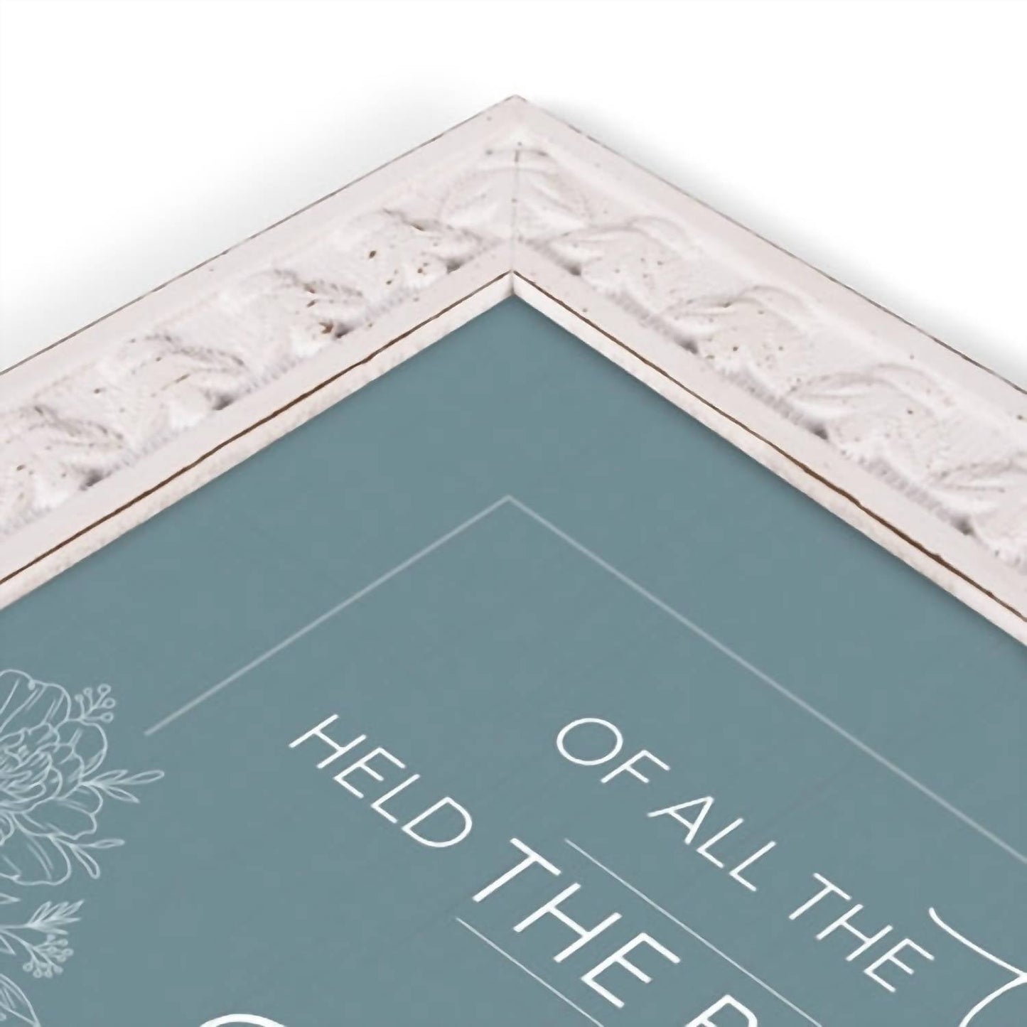 One Coast - Of All The Things My Hands Have Held Ornate Framed Art