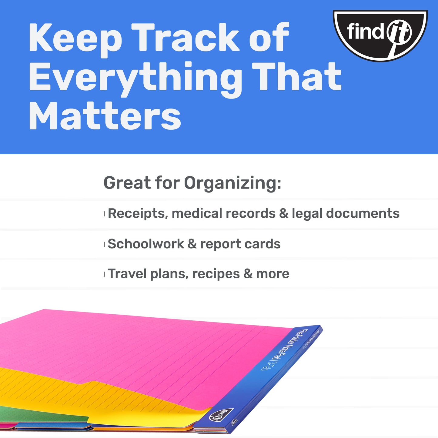 File Folder Notepad - Pack of 12