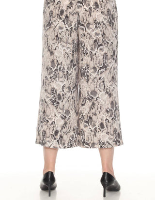 Joseph Ribkoff - Snakeskin Print Culotte Pants