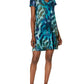 Karen Kane Women's Quinn V-Neck Pocket Dress, TIE DYE, Small