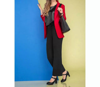 Andrea - Women's Leather Heels With Ankle Strap