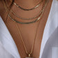 Crystal Haze - DOUBLE ROPE CHAIN NECKLACE