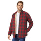 LLBean Men's Sherpa Lined Scotch Plaid Shirt - Vintage Red
