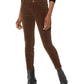 Tommy Hilfiger Women's Cords Casual Corduroy Ankle Skinny, Bark