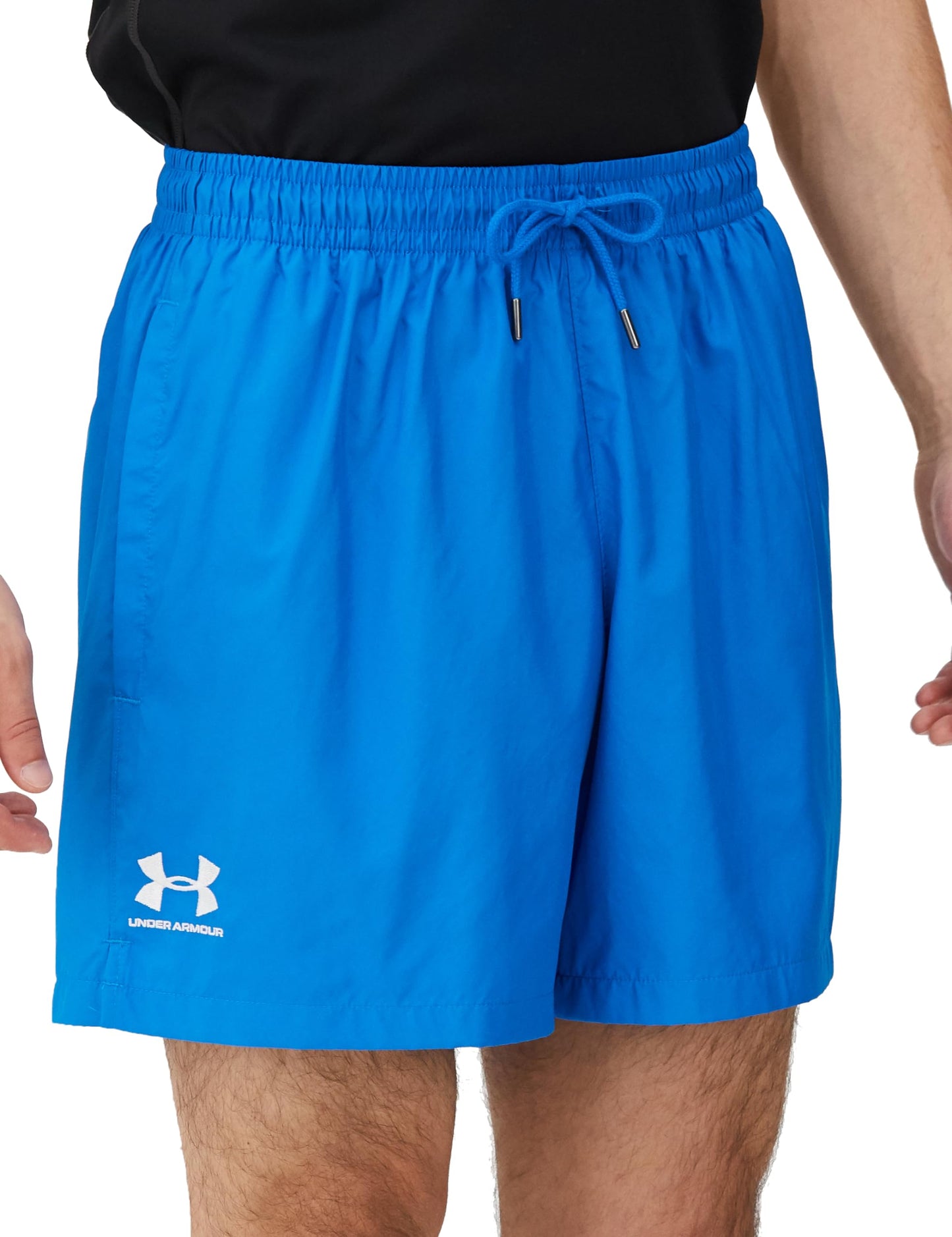 Under Armour Mens Icon Volley Shorts  Photon Blue XLarge Polyester Mid Thigh Length Mid Rise Loose Fit Running