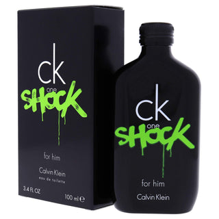 Calvin Klein Ck One Shock Eau De Toilette Spray for Men 3.4 Oz