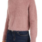 Sun & Moon Womens Mockneck Fuzzy Sweater Taupe L