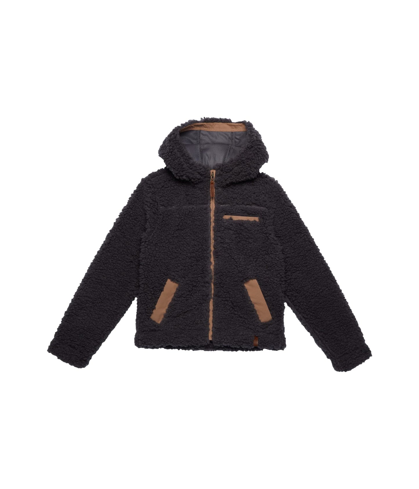 Obermeyer Girls Amelia Sherpa Jacket - Coal