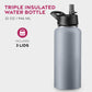Insulated Sports Water Bottle with Straw