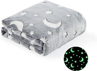 Glow-in-the-Dark 50" x 60" Throw Blankets