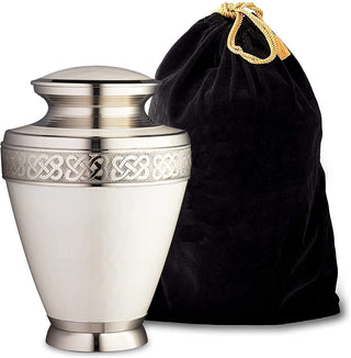 Adult Cremation Urns with Velvet Bag