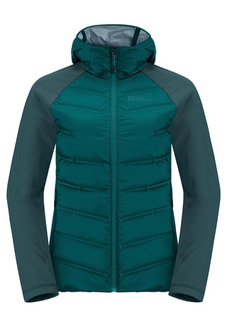 Jack Wolfskin Tasman Down Hybrid Hiking Jacket - Sea Green
