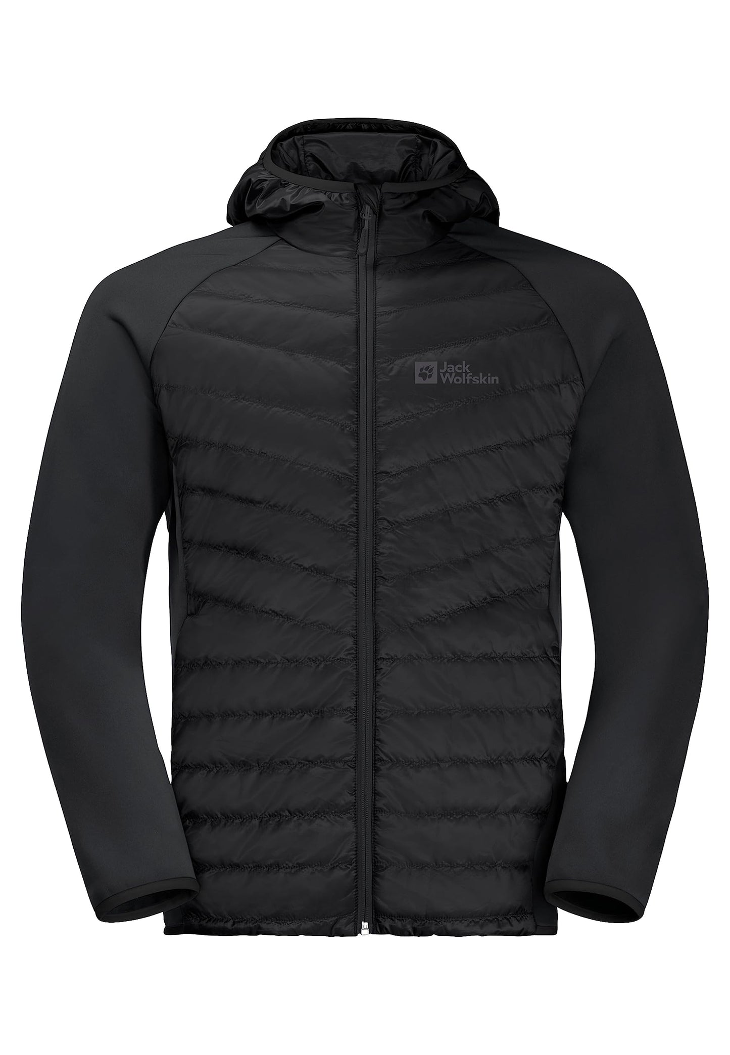 Jack Wolfskin Men's Routeburn Pro Hybrid Parka - Black