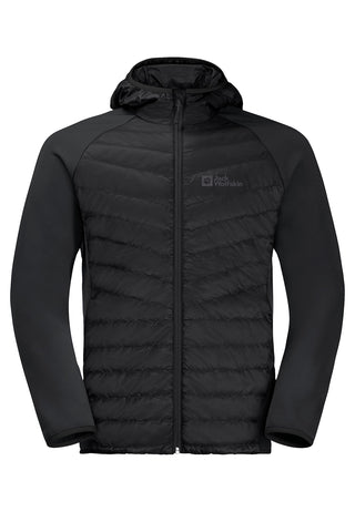 Jack Wolfskin Men's Routeburn Pro Hybrid Parka - Black