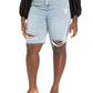 ELOQUII Women's Plus Size City Shorts - 20, Light Wash