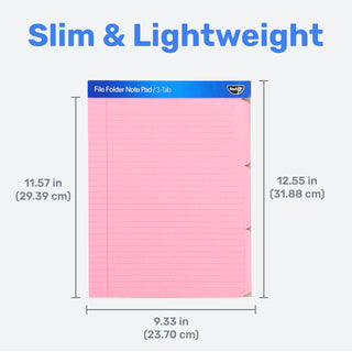 File Folder Notepad - Pack of 12