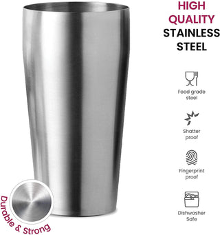 7-Piece Stainless Steel Cocktail Shaker Set