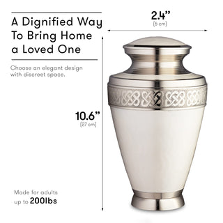 Adult Cremation Urns with Velvet Bag