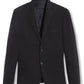 Calvin Klein Boys' Bi-Stretch Blazer Suit Jacket, 2 Single Breasted Closure, Buttoned Cuffs & Front Flap Pockets, Black Infinite