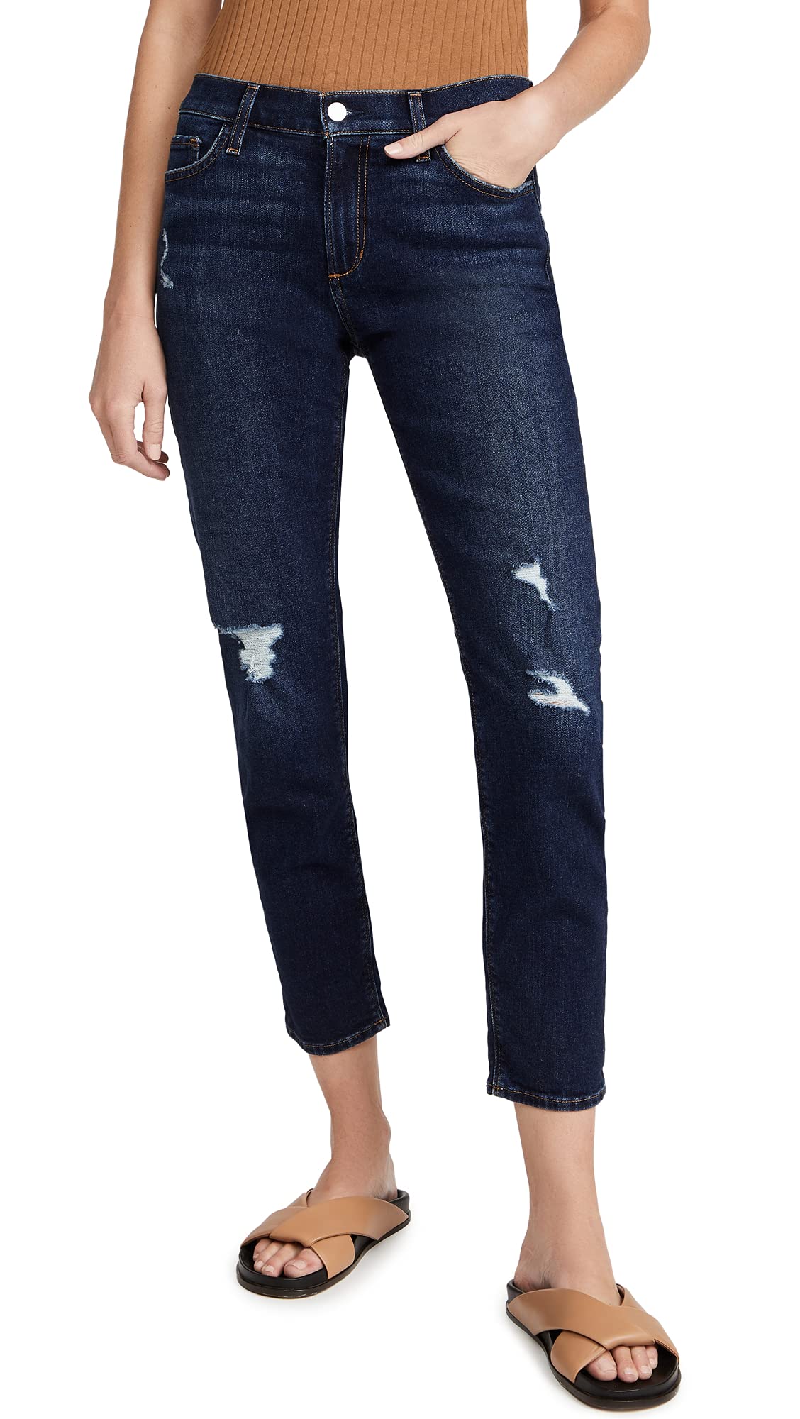 Joe's Jeans Women's The Bobby Boyfriend Jeans, Madaket, Blue, 27