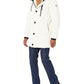 GUESS Men's Outerwear hooded,Winter White,Xlarge