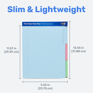 File Folder Notepad - Pack of 12