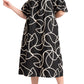 ELOQUII Women's Plus Size Embroidered Midi Dress - 14, Black Onyx