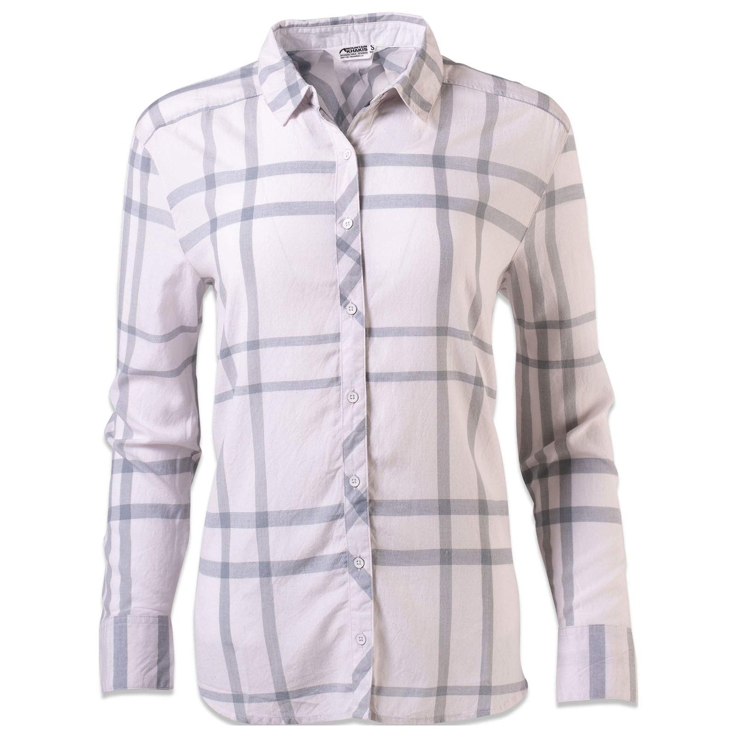 Mountain Khakis Women's Mesa Long Sleeve Button-Down Shirt - Smoke