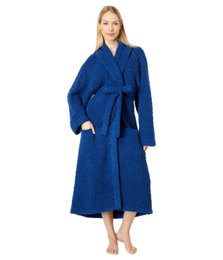 Sunday Citizen Waffle Shawl Robe Navy LGXL