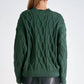 Elan - Crewneck Cable Knit Sweater
