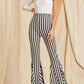 Andree By Unit - Paige Striped Bell Bottoms Pant