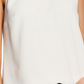 CeCe Women's Sleeveless Peter Pan Collar Top Soft Ecru Size Small