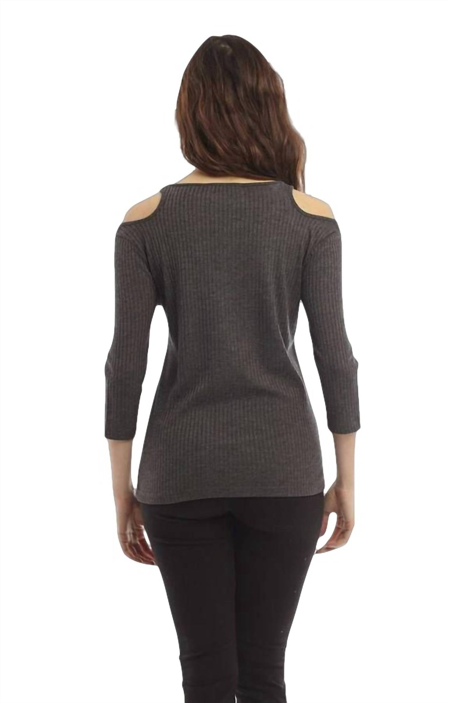 French Kyss - Leah Open Shoulder Top