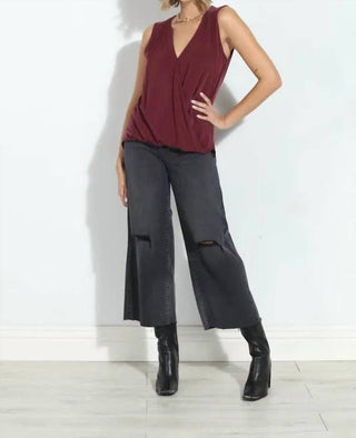 Hidden - Cropped Wide Leg Jeans
