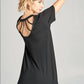 Oddi - Women's Caged Back Sharkbite Top