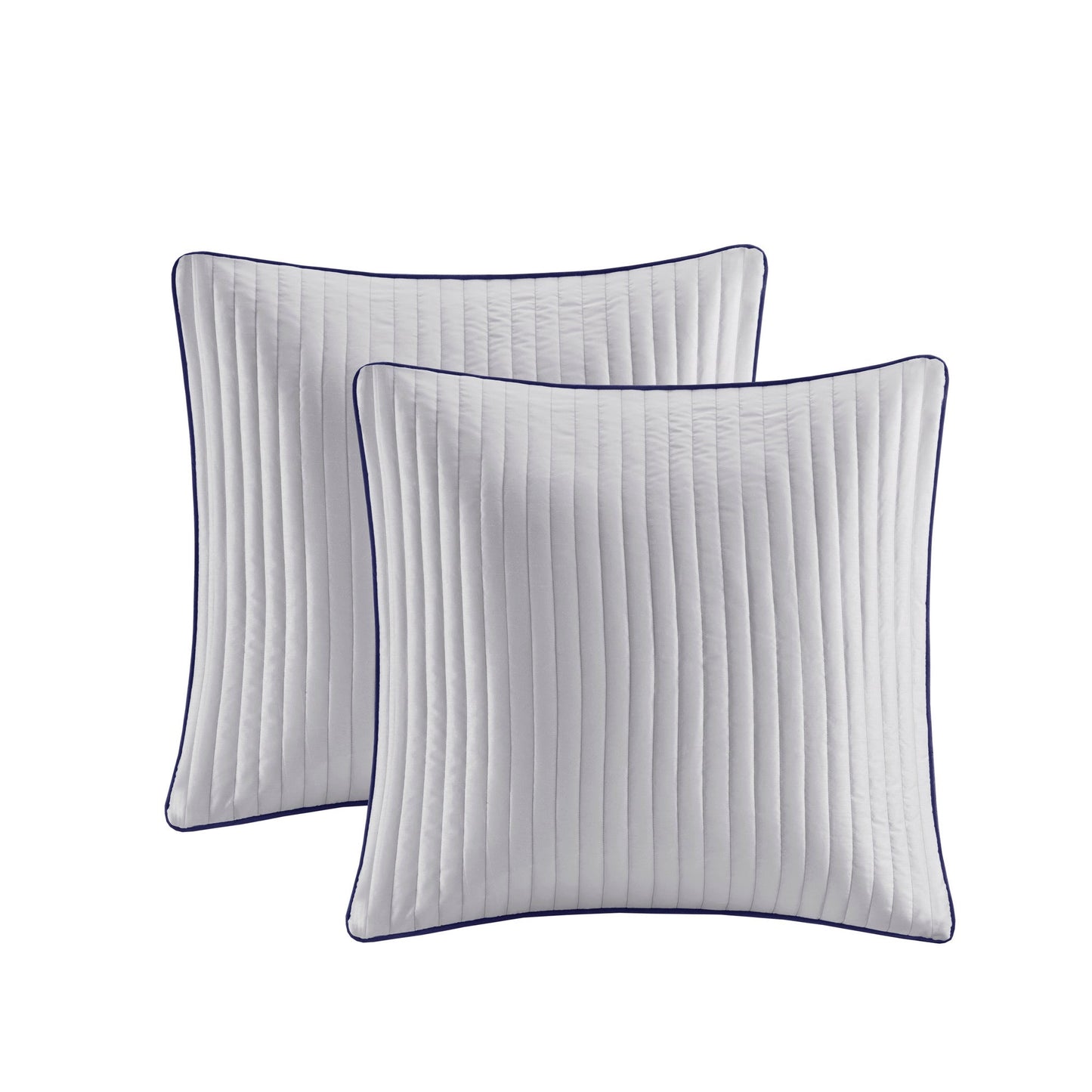 12 Piece Comforter Set with Cotton Bed Sheets Navy Queen