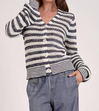 Elan - Stripe Cardigan