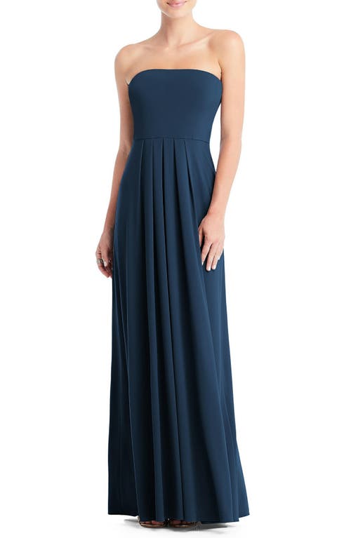 Dessy Collection Multi-Way Loop A-Line Gown in Sofia Blue, Size X-Small