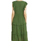 Entro - Ruffle Midi Dress