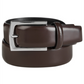 Calvin Klein Men's Semi Shine Feather Edge Leather Belt Red Size 40