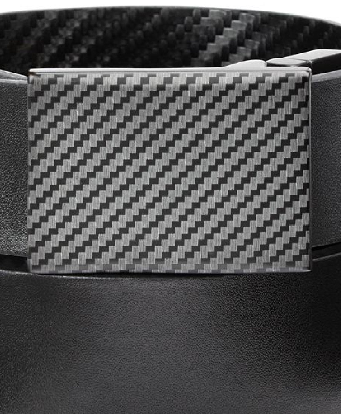 Calvin Klein Men's Plaque Buckle Reversible Leather Casual Belt Black Size 42