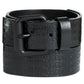 Calvin Klein Men's Embossed Logo Belt Black Size 40
