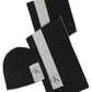 Calvin Klein Men's Logo Scarf & Beanie Hat Set Black Size Regular