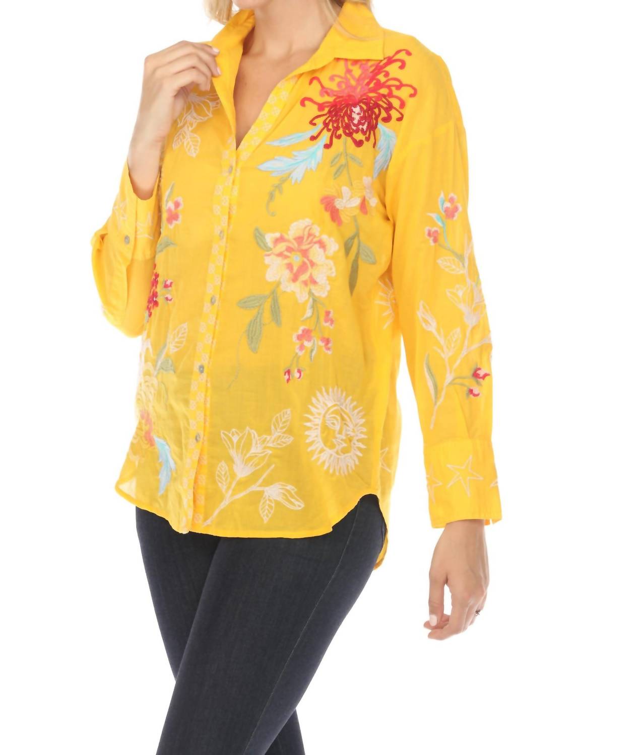 Johnny Was - Malory Relaxed Seamed Shirt