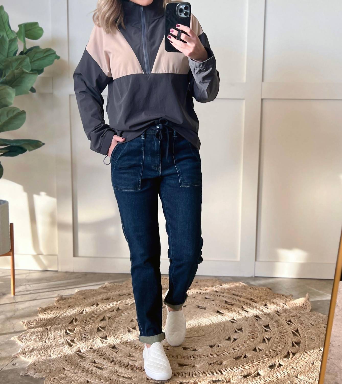 Judy Blue - High Waist Denim Cuffed Jogger