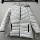 Michael Kors Women's Faux Fur Trim Hooded Puffer Coat White Size 1X