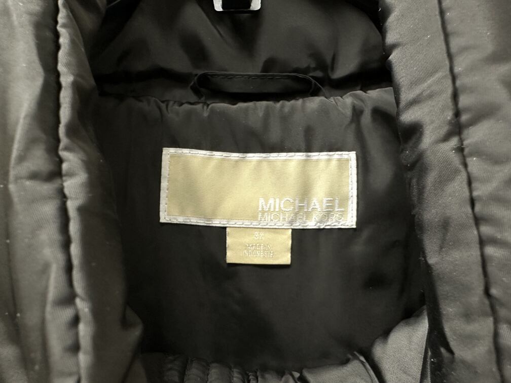Michael Michael Kors Plus Size Faux-Fur-Trim Hooded Puffer Coat Black Size 3X
