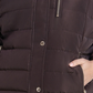 Michael Kors Women's Plus Faux Fur Trim Hooded Puffer Coat Brown Size 2X